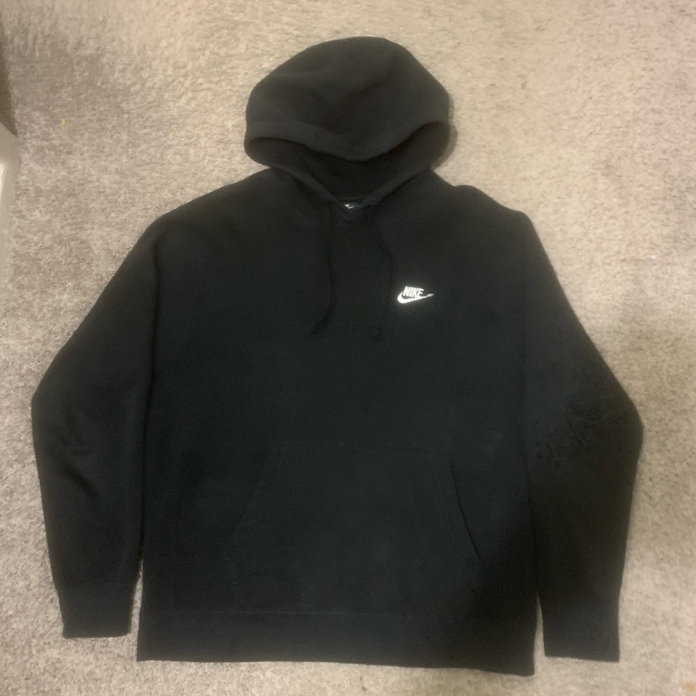 black nike hoodie